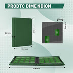 Premium Card Binder 12 Pocket for 720 Pockets Trading Card Binder, PU Zipper - Image 5