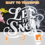 HTVVETUR Iron on Vinyl 12Inch by 60ft Heat Transfer Vinyl - Image 4