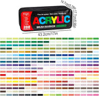 288 Colors Bag Acrylic Paint Markers Set, Soft Flexible Brush Markers - Image 4