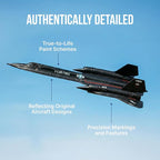 Postage Stamp USAF SR-71 Blackbird Die-Cast Metal Model – 1:200 Scale Strategic - Image 6