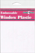 Judikins Embossable Window Plastic Sheets, 4.25-Inch x 5.5-Inch by Judikins