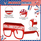 Pajean 32 Pcs USA Patriotic Party Decorations Eyeglasses 250th Anniversary - Image 3