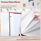Artfeel Photo Album Self Adhesive Scrapbook, 120 Pages Large Photo Book - Image 4