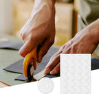 96PCS Non-Slip Silicone Grips for Quilting Templates Quilting Rulers, Adhesive - Image 3