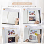Popotop Large Photo Album Self Adhesive 4x6 5x7 8x10 Scrapbook Album DIY - Image 4