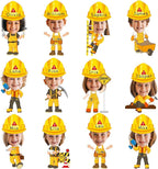 60pcs Construct Theme Cutouts Construction Helmet Bulletin Board Decorations by partygreeting