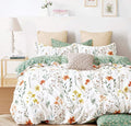 SLEEPBELLA Duvet Cover King, 600 Thread Count Cotton 3pcs Bedding Set Yellow by SLEEPBELLA
