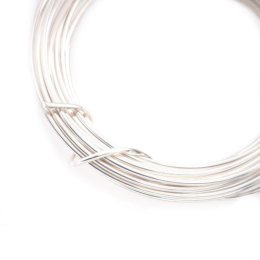 CRAFT WIRE 18 Gauge, 925 Sterling Silver Wire Half Hard Made in USA - 5FT | - Image 5