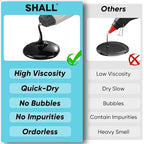 SHALL Mini Hot Glue Sticks, 0.27” Dia x 8” Long, 100 Pack Black Glue Gun Sticks - Image 5