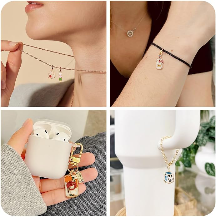Enamel Food Charms Cute Assorted Food Pendants Sweet Dessert Charms - Image 7
