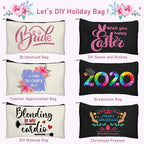 Legigo Blank Canvas Bag Zipper Pouch Makeup Bags Bulk - Image 4