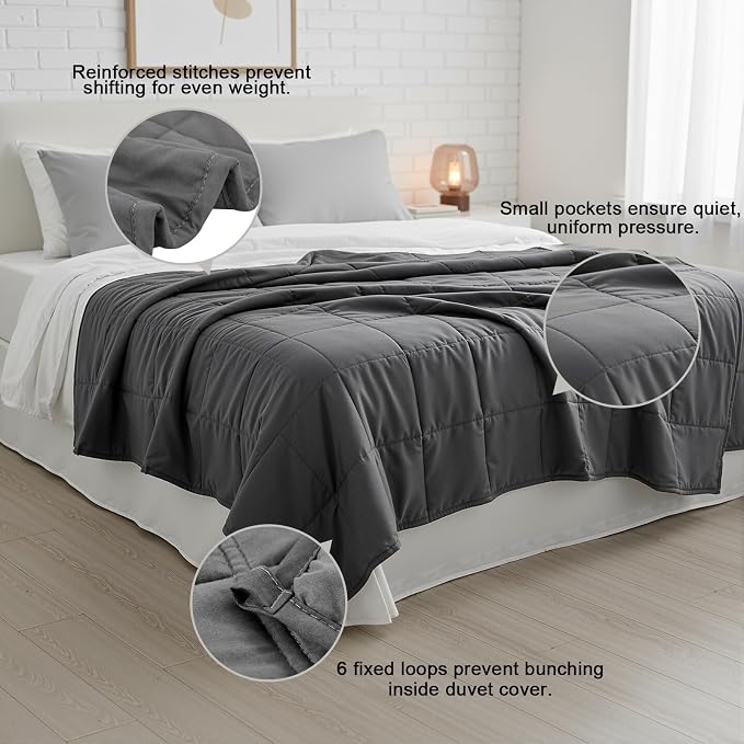 Smart Queen Weighted Blanket for Adults Large Soft Heavy Blanket Machine - Image 2