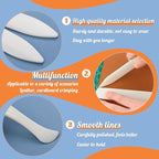 WONVOC 4 Pcs Bone Folders, Crease Makers, Scoring Tool, Plastic Bone Folder - Image 5