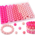 160Pcs Silicone Beads 12mm Mix Color, Bulk Silicone Beads 12mm by Kovict