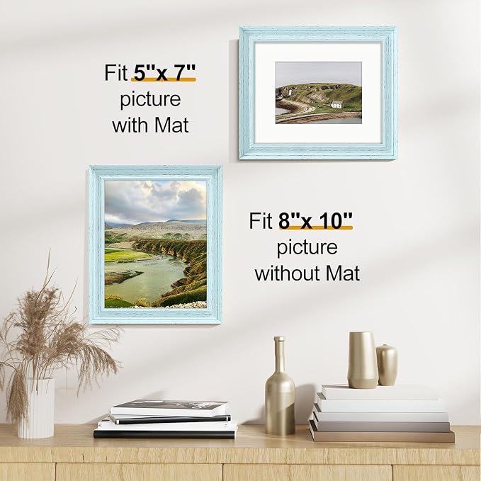 Vittanly 8x10 Picture Frames Set of 2, Ornate Vintage Photo Frame - Image 4