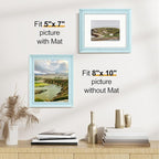 Vittanly 8x10 Picture Frames Set of 2, Ornate Vintage Photo Frame - Image 4