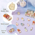 Enamel Food Charms Cute Assorted Food Pendants Sweet Dessert Charms - Image 4