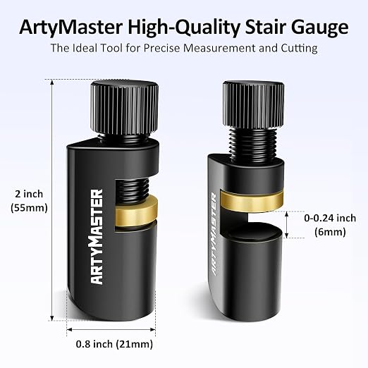 ArtyMaster Stair Gauges with Rubber Pad – Stair Gauges - Image 5