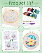 ERKOON Punch Needle Kit for Beginners Adults, DIY Easy Animal Embroidery Set - Image 2