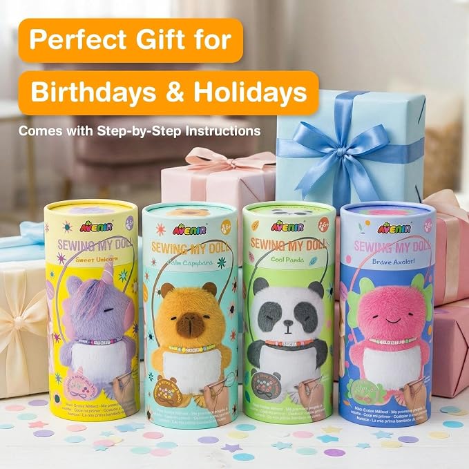 Avenir My First Sewing Kit for Kids Ages 6-8 | Learn to Sew Stuffed Animal - Image 6