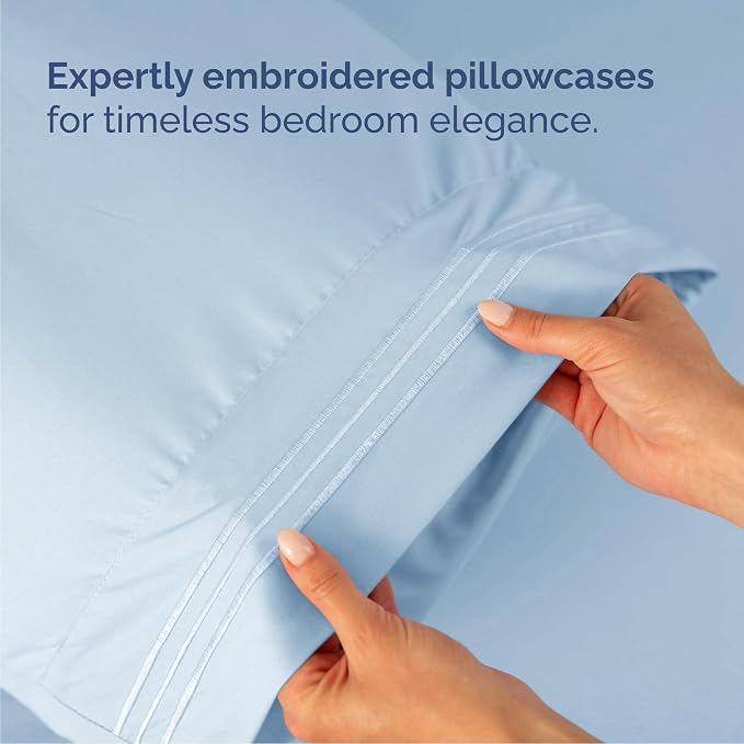 Queen Size 4 Piece Sheet Set - Image 6