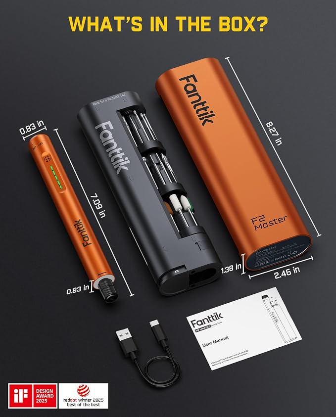 Fanttik F2 Master Mini Cordless Rotary Tool Kit - Image 9