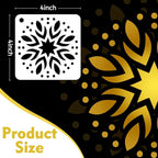 50 PCS Mandala Painting Stencils Reusable Mandala Stencils - Image 2