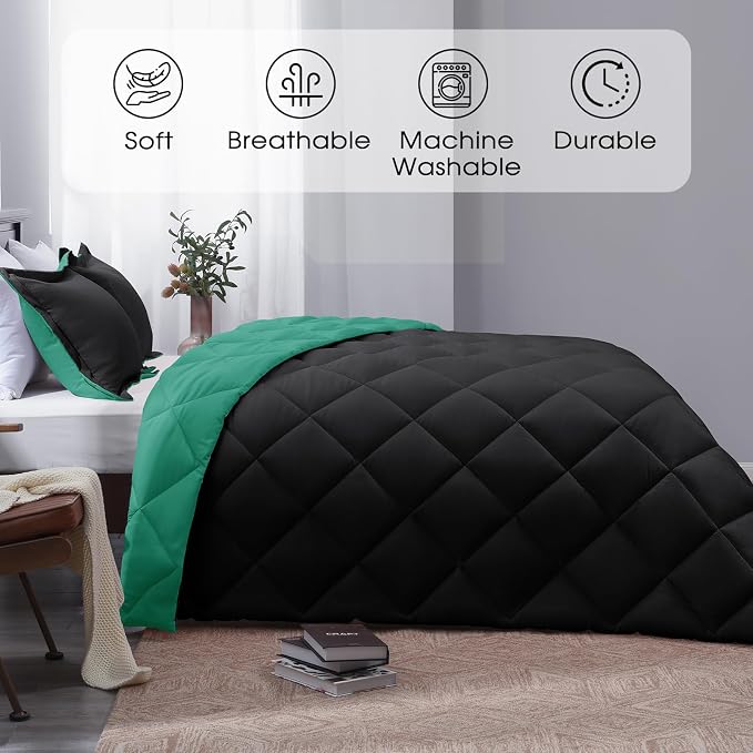 Basic Beyond California King Comforter Set, 1 Comforter 104"x96" and 2 Pillow - Image 2