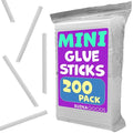 Clear Mini Hot Glue Sticks, 200 Pack | Fits Mini Hot Glue Guns, Quick Drying by BuenaGoods
