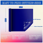 HTVRONT Blue Permanent Vinyl, Silhouette, Scrapbooking, Die Cutters - Image 6