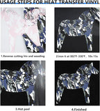 FUNKAKA Camo Army Grey HTV Heat Transfer Vinyl Bundle, 10 Sheets PU HTV Vinyl - Image 5