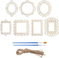 FREEBLOSS 28Pcs Unfinished Wood Picture Frames DIY Wood Frames by FreeandCreativeCraftsArt