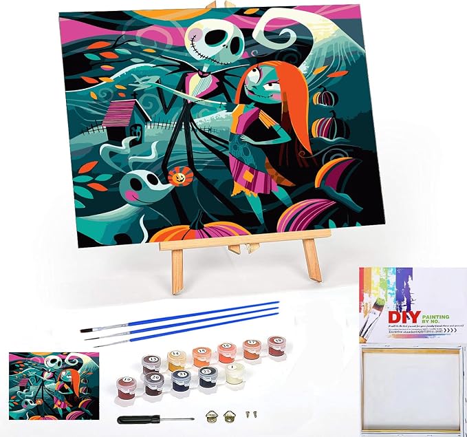 Framed Jack Paint by Numbers Kits by MeothanDiamondPainting
