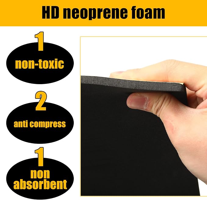 Frienda 8 Pcs Adhesive Foam Padding Sheets - Image 6