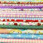 flic-flac 200pcs 4 x 4 inches Cotton Craft Fabric Bundle Squares Patchwork Lint - Image 3