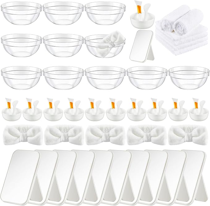 Teenyyou 6 Set White Spa Party Supplies by Teenyyou