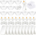 Teenyyou 10 Set White Spa Party Supplies by Teenyyou