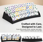 Soulchen Plastic Domino Holders Set of 4 Domino Racks Trays Stands Mexican - Image 3