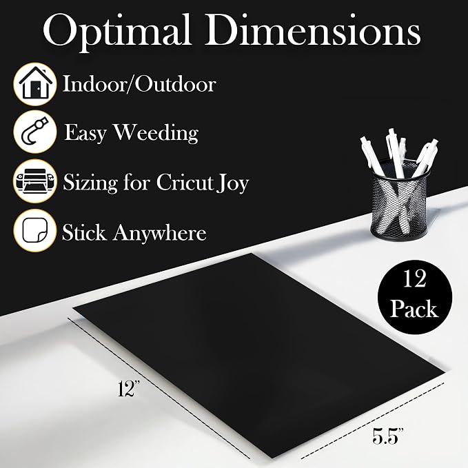 Black and White Permanent Vinyl - Image 3