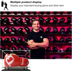 Boxing Glove Display Case, Self-Assembly Acrylic Display case - Image 8