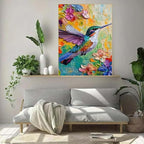 Diamond Art Kits for Adults, Animal Hummingbird 5D DIY Diamond Painting Kits - Image 4