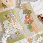 300pcs Scrapbook Paper Cutouts Lace Flowers Butterfly - Image 4