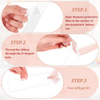 Yeaqee 100 Pcs Acrylic Bookmark Blanks Clear Bookmarks Acrylic Tags - Image 3
