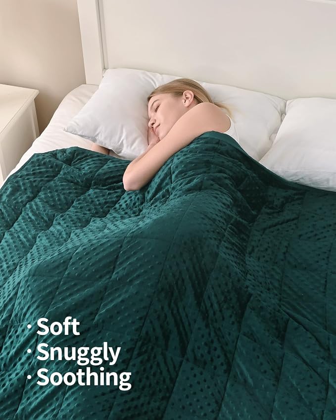 Mr. Sandman Weighted Blanket for Adults Queen Size 20 lbs, Soft Cooling Heavy - Image 4