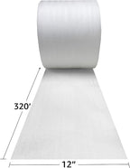 Uboxes Foam Wrap Roll, 1/16" Thick, 12 Perforation - Image 2