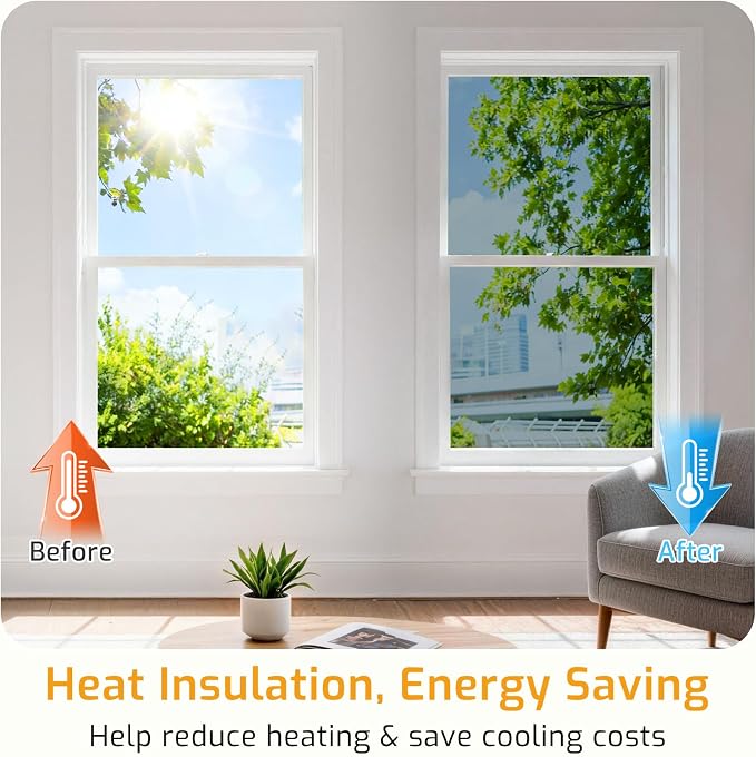 LUTE One Way Window Privacy Film, Window Tint, 35.4" x 157.4" | Sun Blocking UV - Image 4