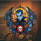 Dracula Halloween Acrylic Suncatcher Stained Glass Effect Window Car Hanging - Image 7
