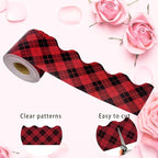 69 Ft Valentine's Day Bulletin Board Borders, Buffalo Plaid Bulletin Board - Image 3