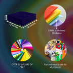 FabricLA Acrylic Felt Sheets for Crafts - Image 3