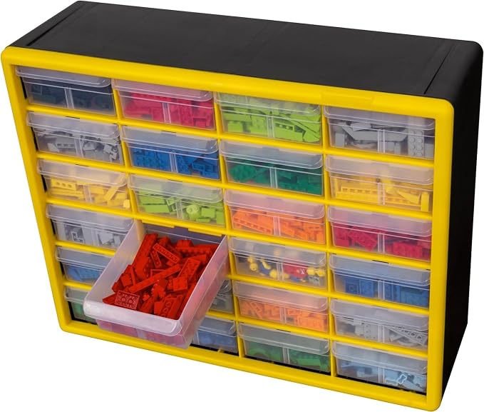 Akro-Mils 24-Drawer Plastic Drawer Storage Cabinet - Image 8
